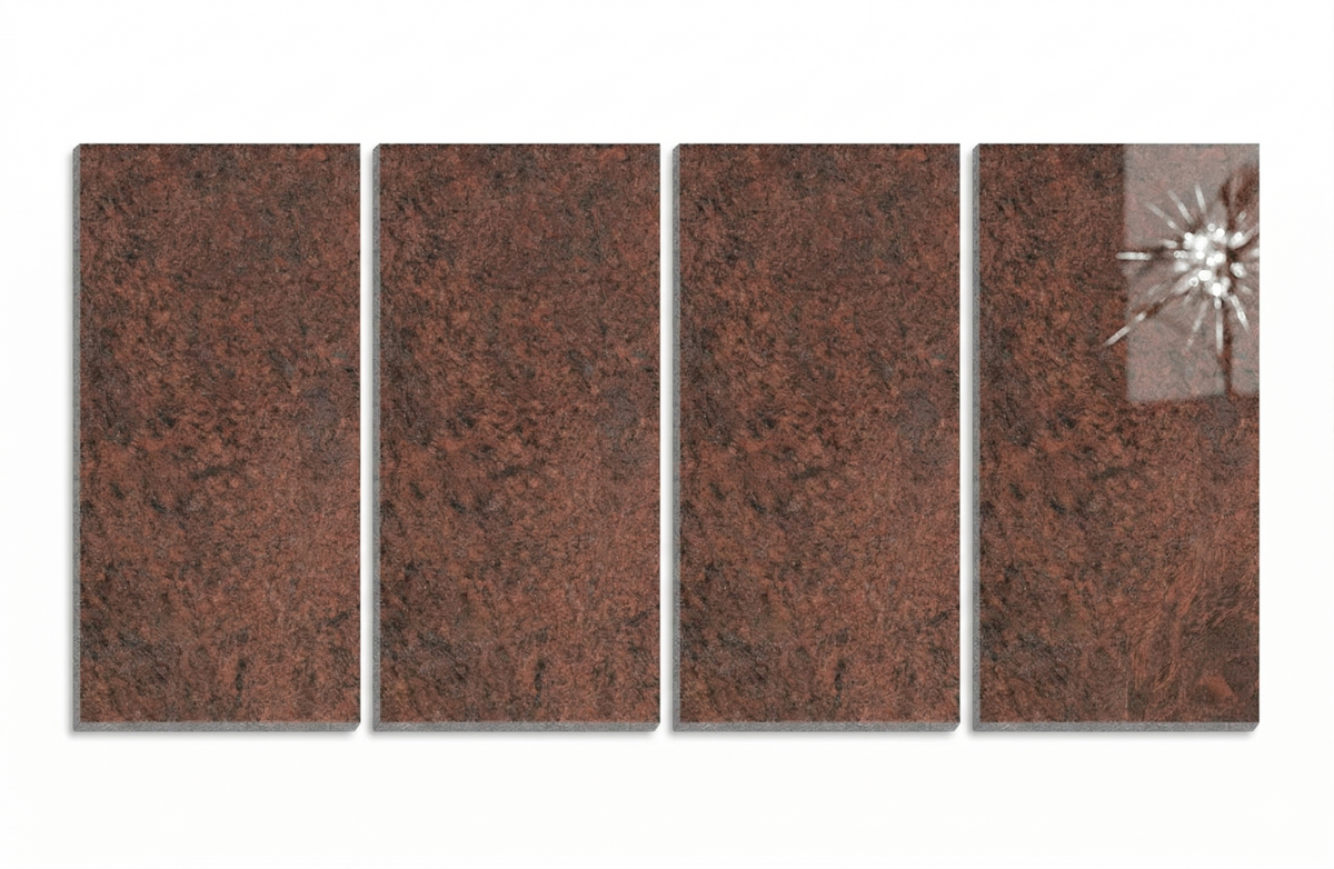 Multicolor piros gránit 60x30 cm változatos árnyalatokkal padlóhoz