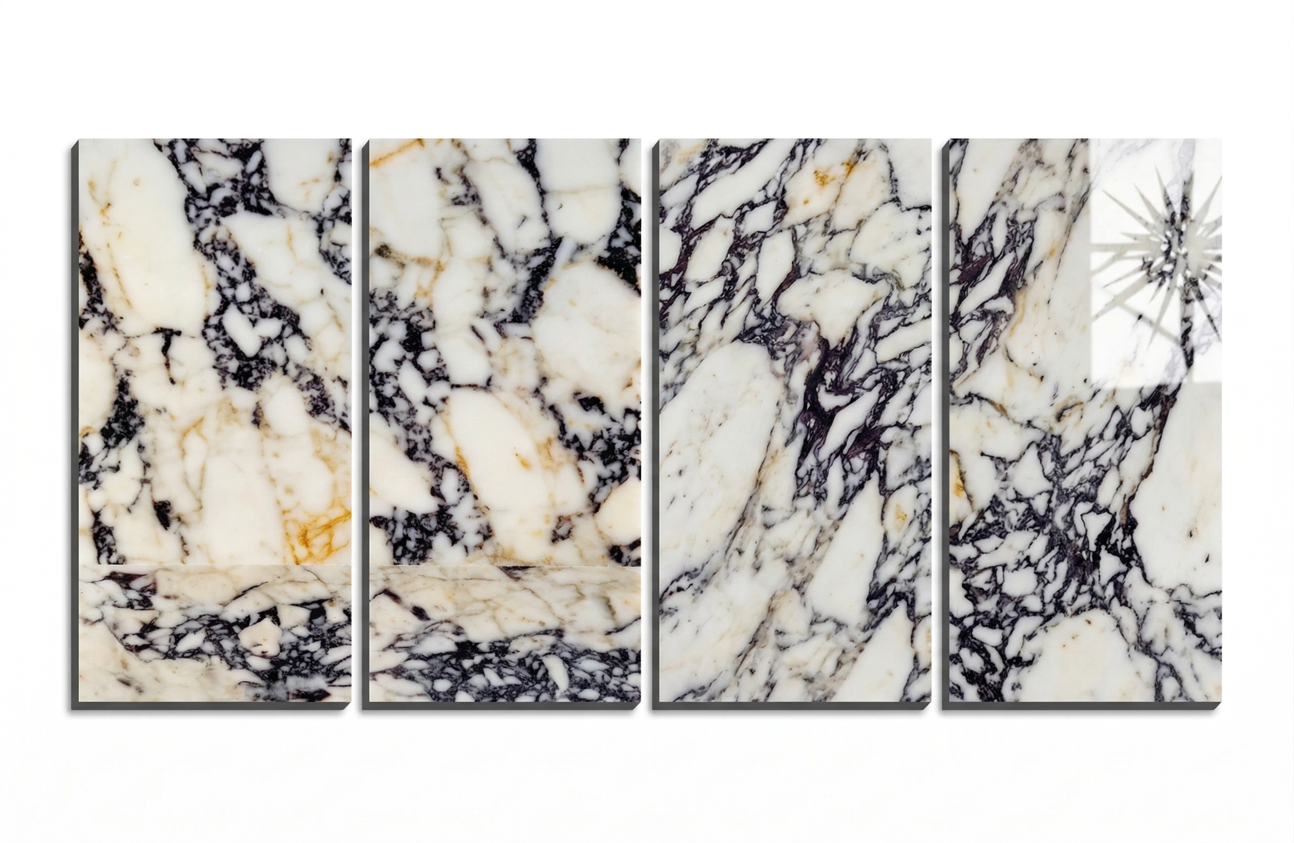 Arabescato Violet olasz márvány lila erezet fehér alapon luxus fürdőszobához 60x30 cm